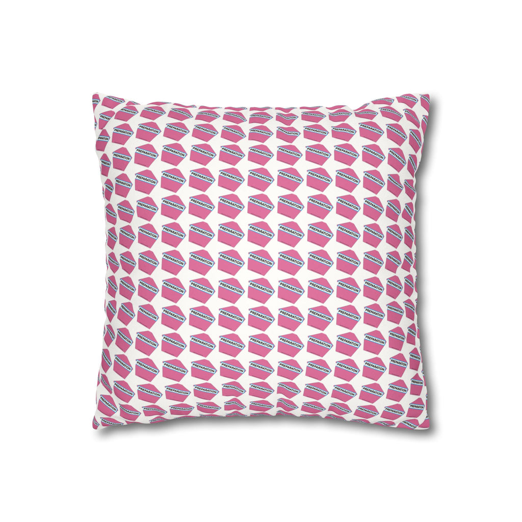 Faux Suede Square Pillowcase