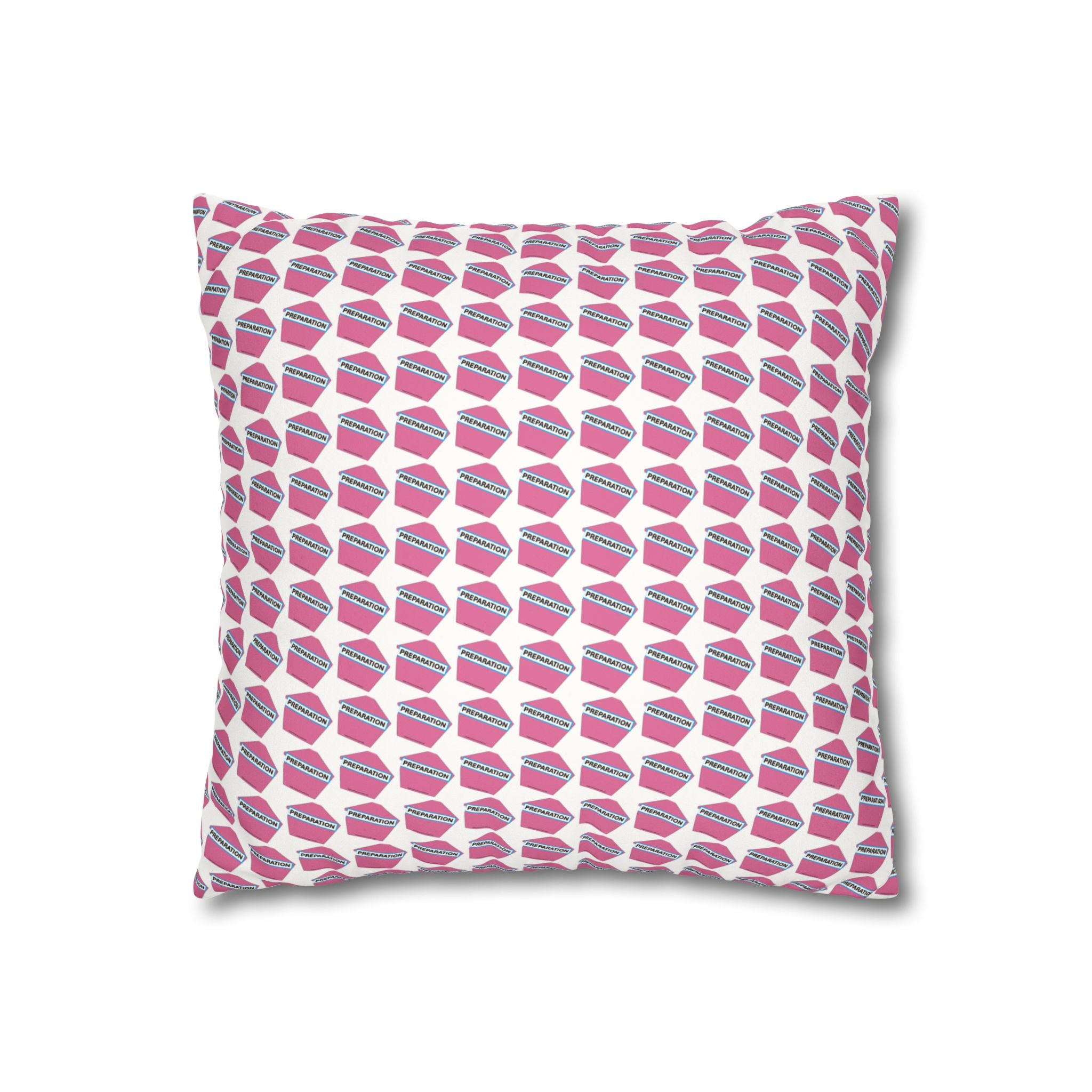 Faux Suede Square Pillowcase