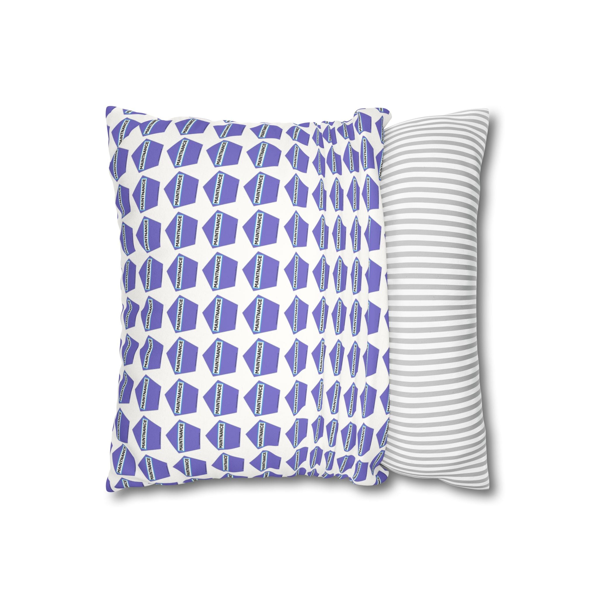 Faux Suede Square Pillowcase