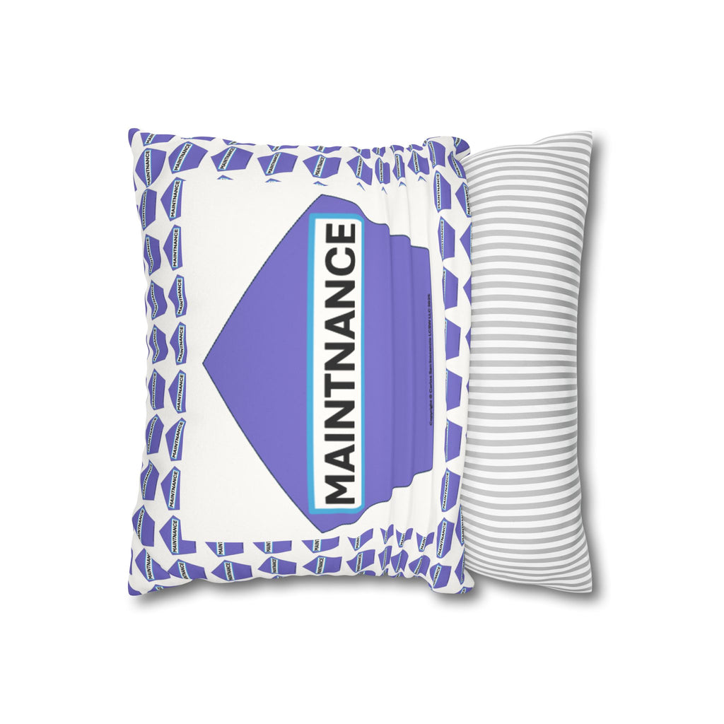 Faux Suede Square Pillowcase