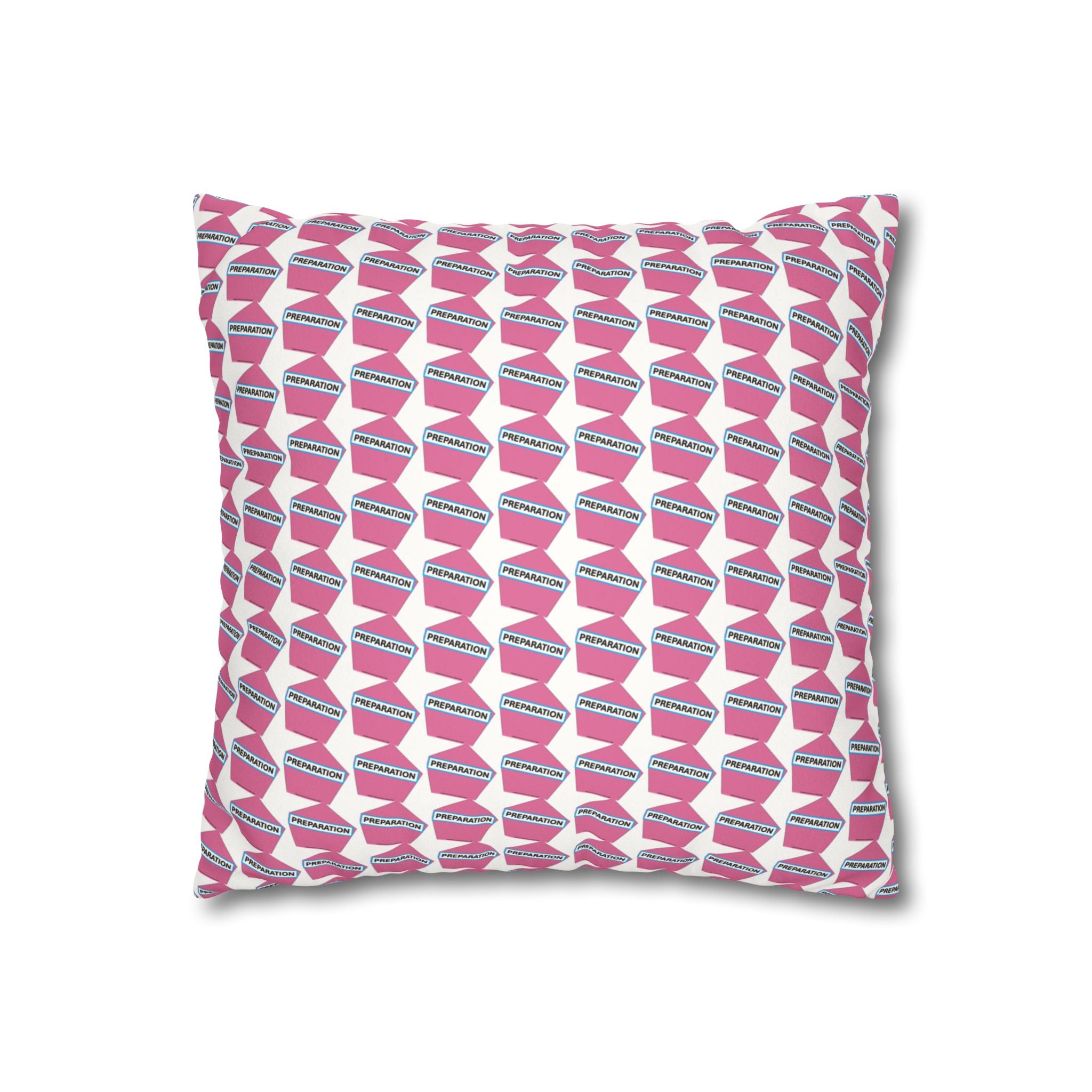 Faux Suede Square Pillowcase