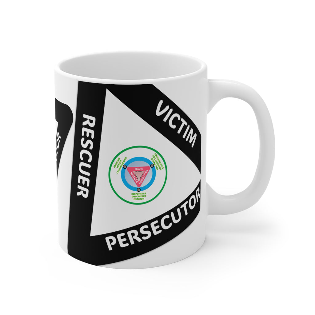 Variation of Drama Triangle Mug