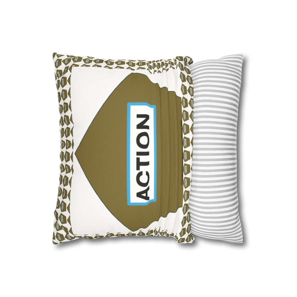 Faux Suede Square Pillowcase