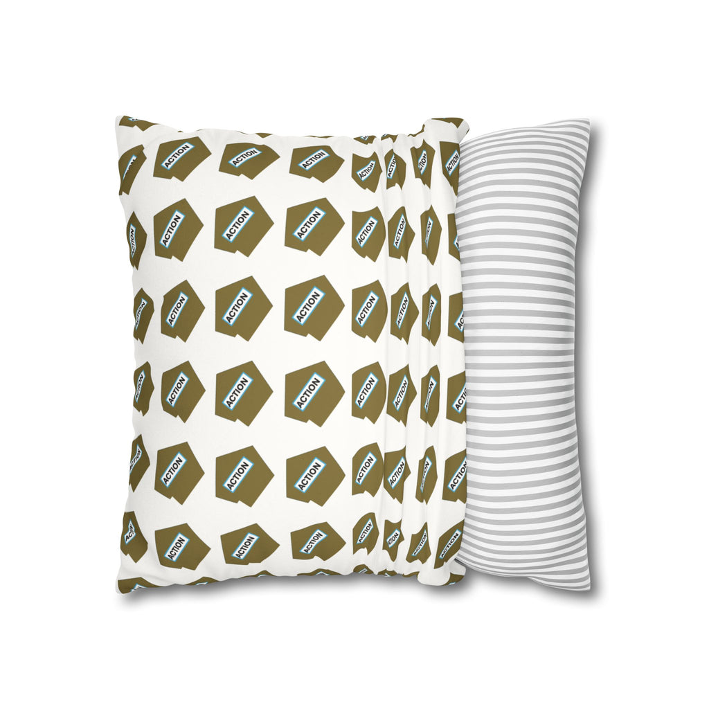 Faux Suede Square Pillowcase