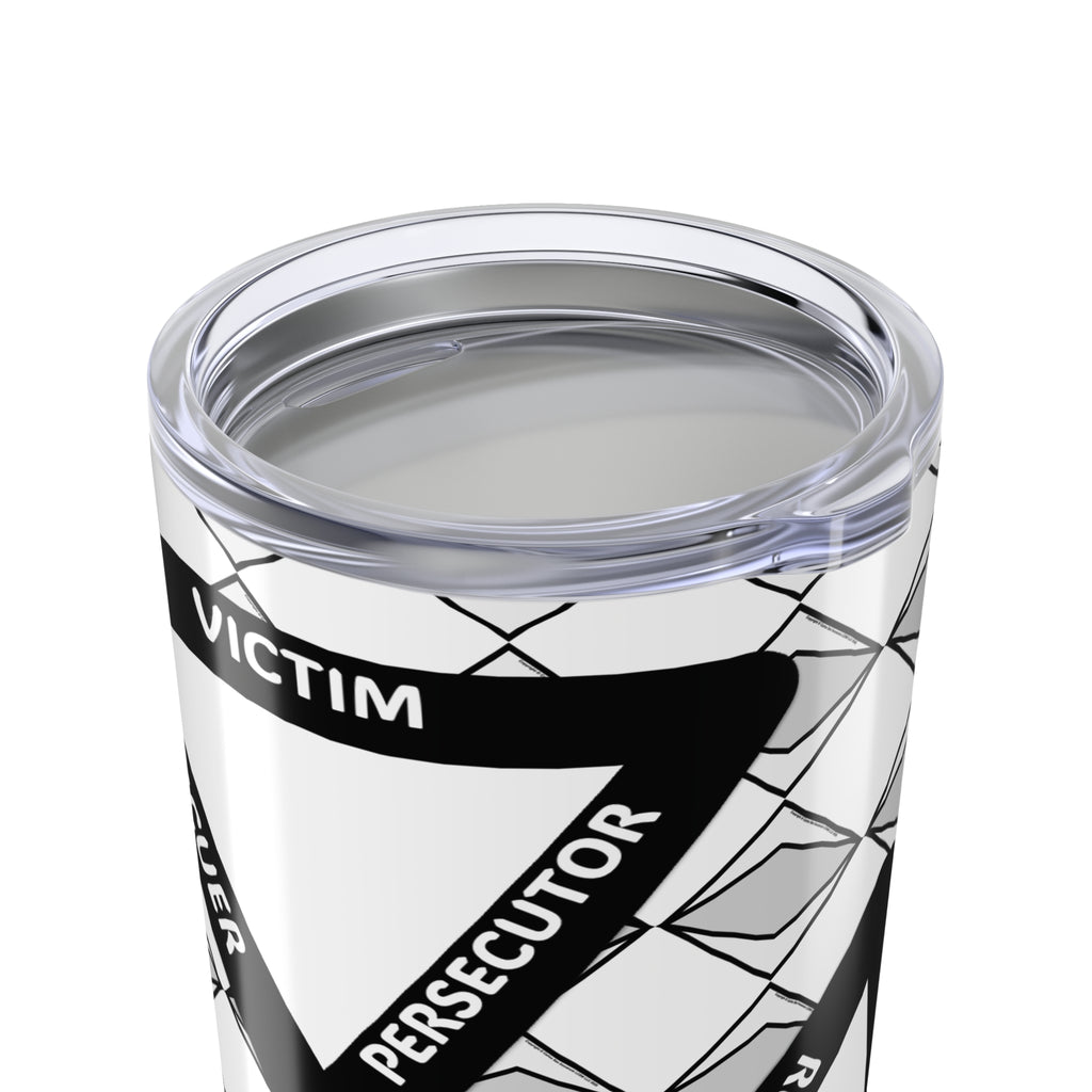 Tumbler 20oz Drama Triangle Design Customized Tumbler