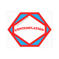Vibrant Unframed Print – “Contemplation” (Stages of Change Series by DiClemente)