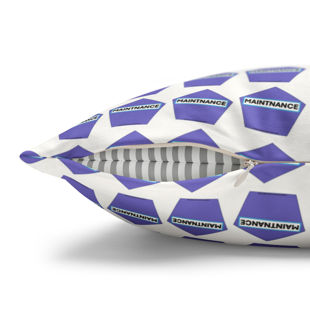 Faux Suede Square Pillowcase