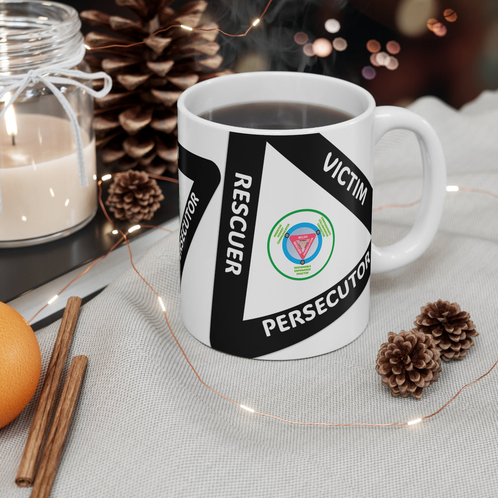 Variation of Drama Triangle Mug