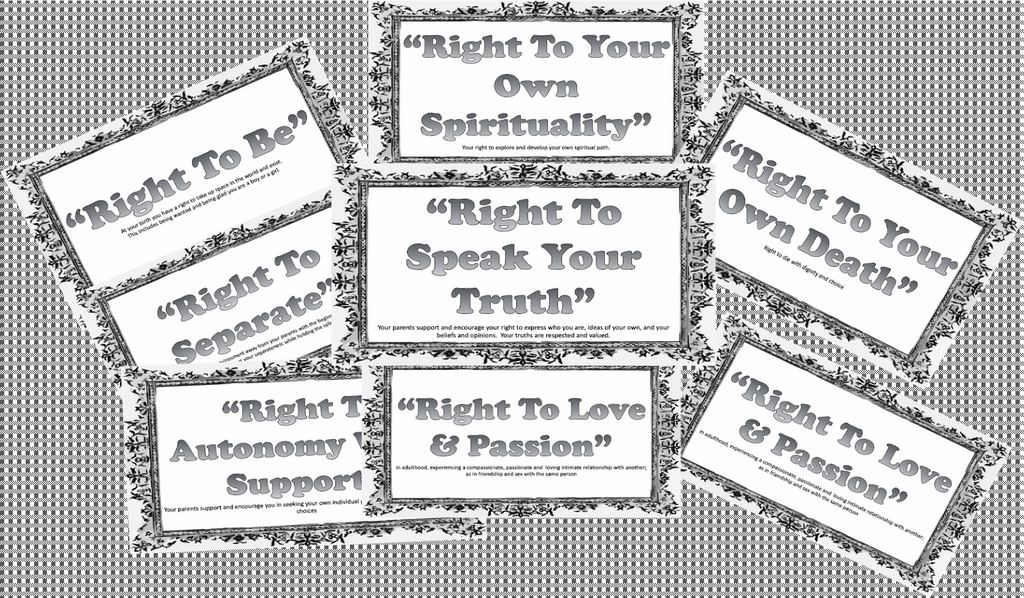 The Eight  Rights In The Circle of Wholeness. (Floor Check Manual Prodiuct)