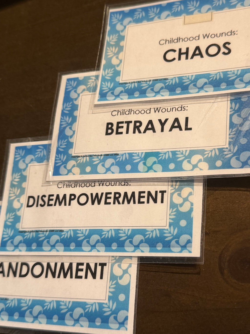 The Four Childhood Wounds (Floor Check)