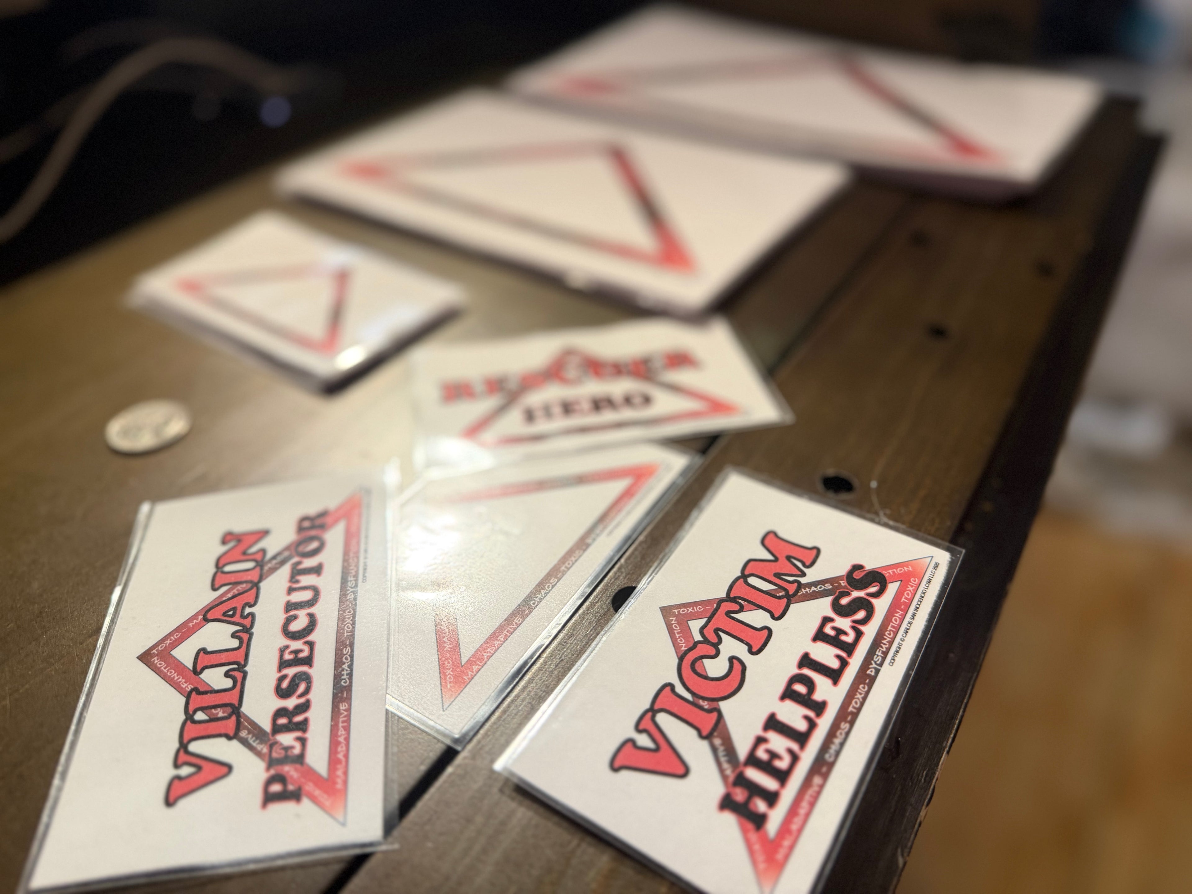 The  Karpman Drama Triangle -Floor Check  Manual Prodiuct -