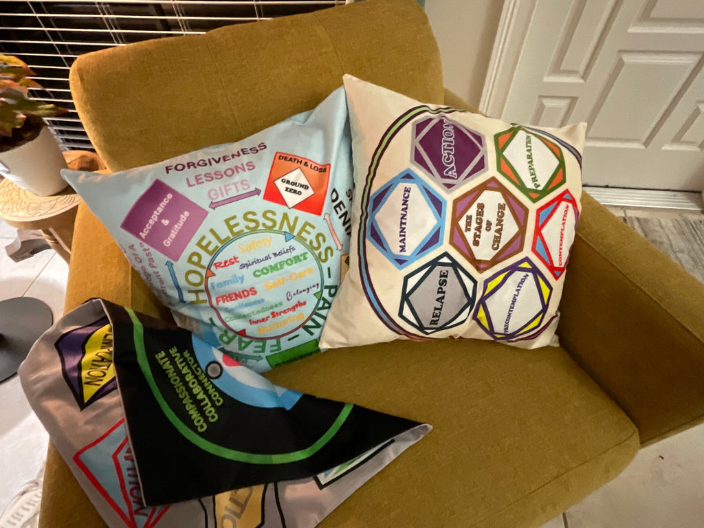 Emotional Journey Pillow case– Comfort Meets Psychoeducation (floor check)