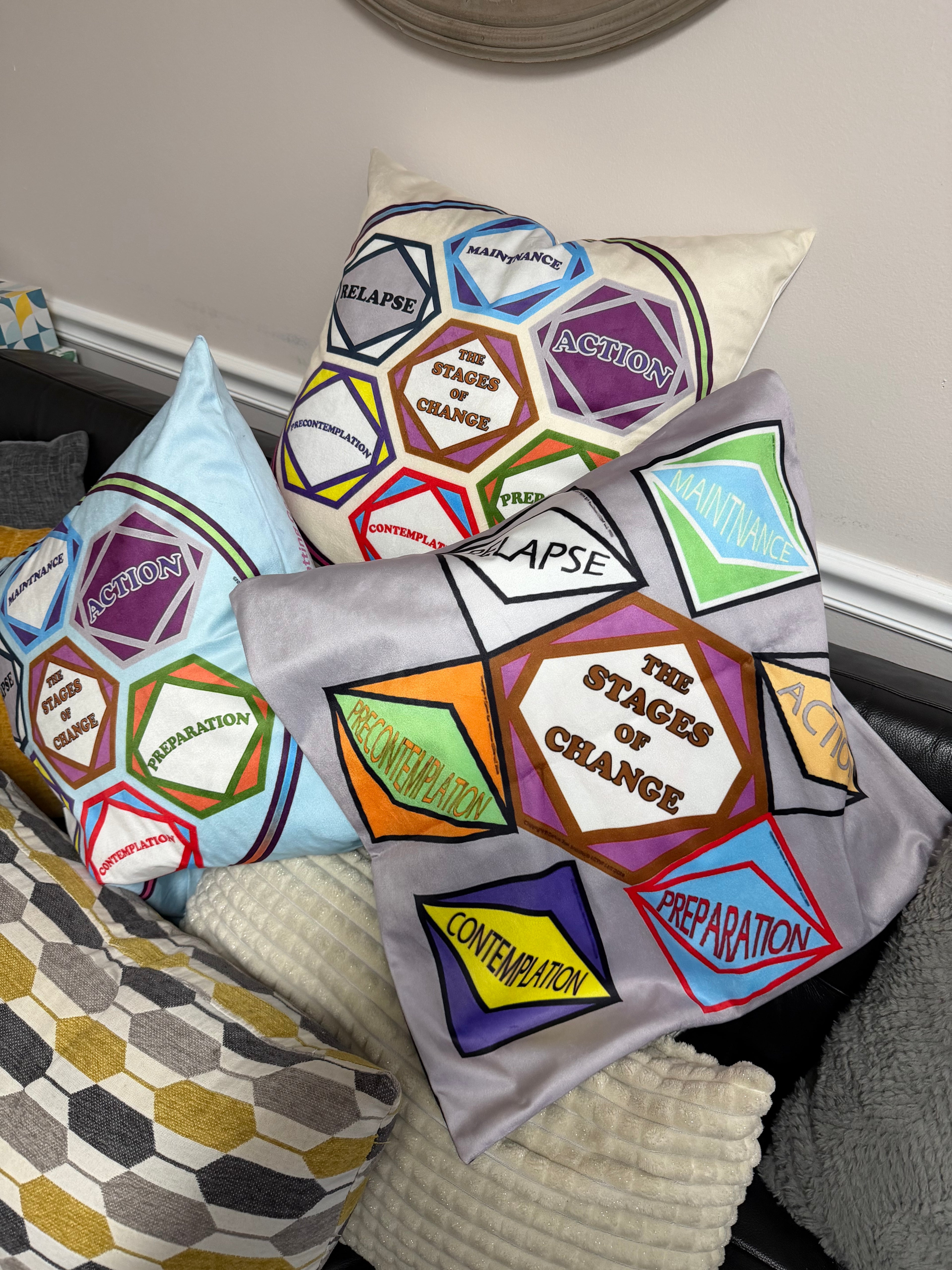 Emotional Journey Pillow case– Comfort Meets Psychoeducation Special oreder  (Floor Check anf Special Edition)