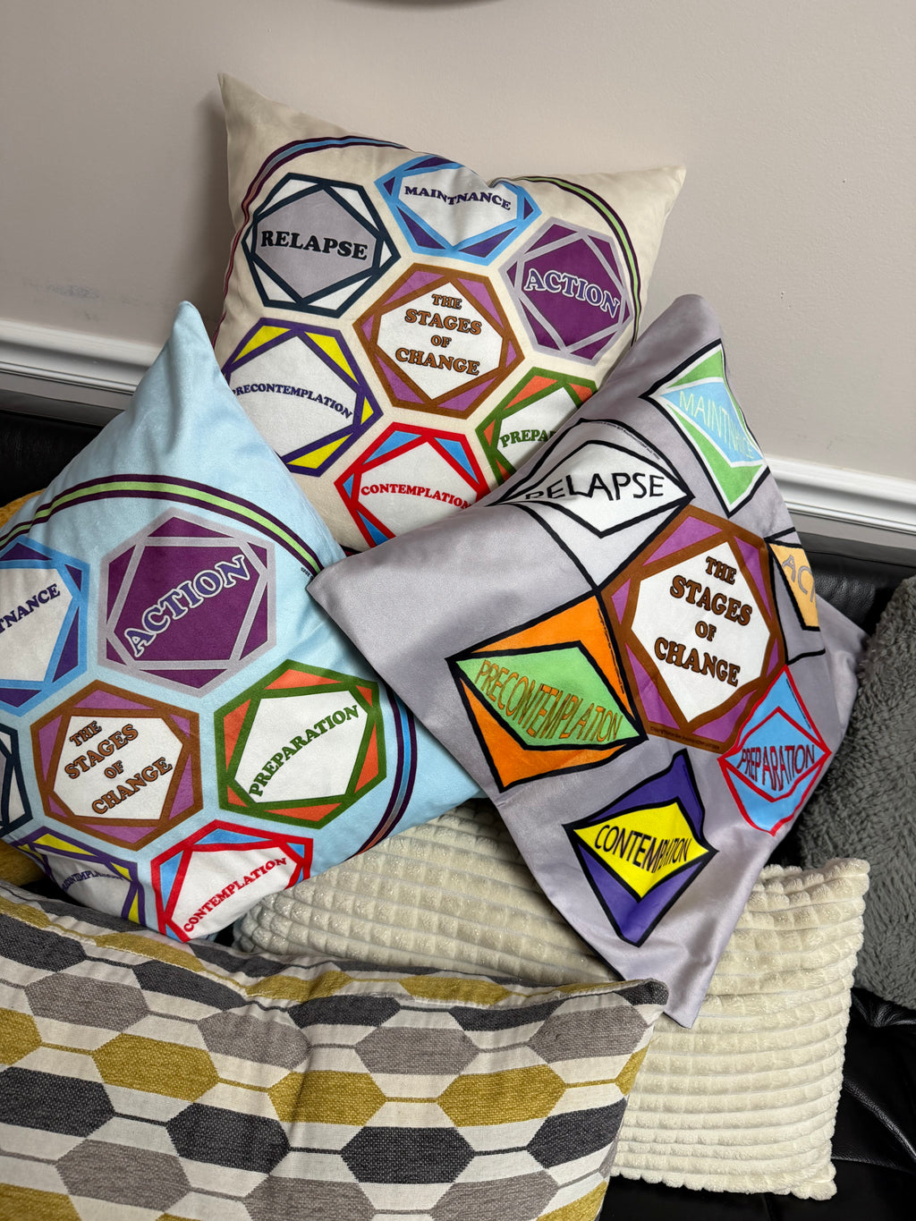 Emotional Journey Pillow case– Comfort Meets Psychoeducation Special oreder  (Floor Check anf Special Edition)