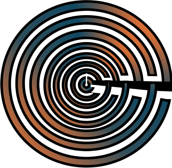 Mindful Walk Labyrinth Rug – Four Color