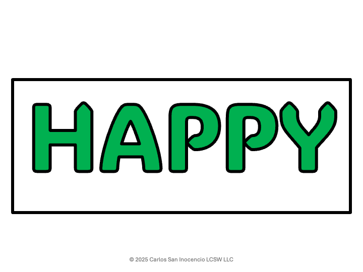 Feelings - Words Only (39 Cards)Floor Check  Manual Prodiuct -