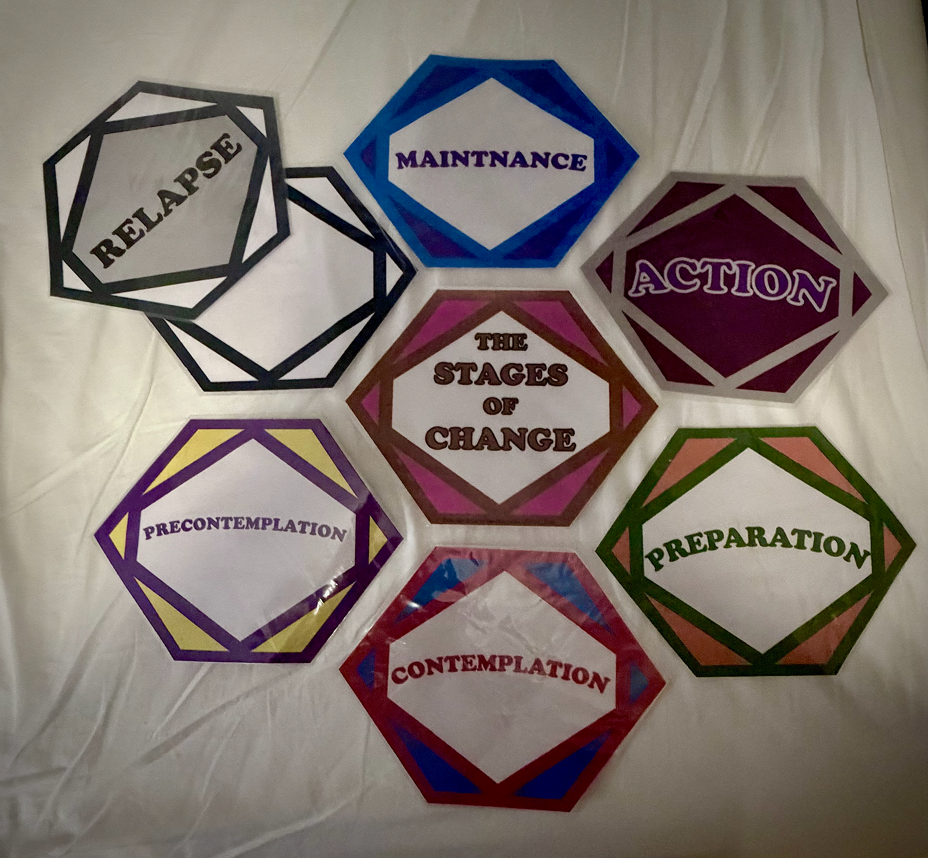 Vibrant Unframed Print – “Action” (Stages of Change Series by DiClemente)