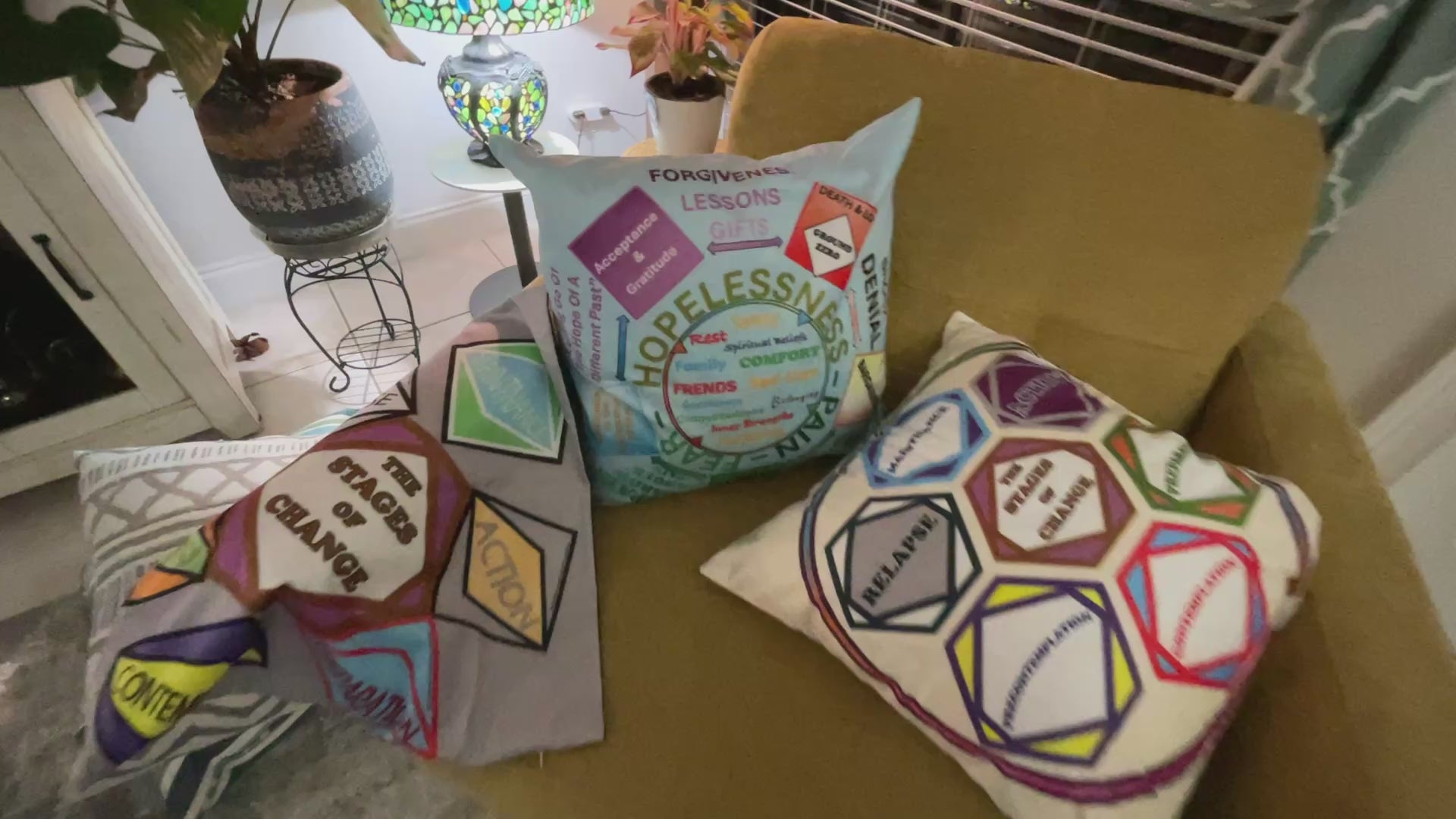 Emotional Journey Pillow case– Comfort Meets Psychoeducation (floor check)